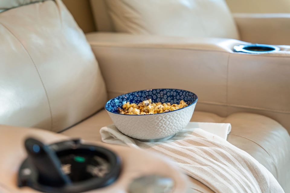Unwind with popcorn and watch your favorite movies