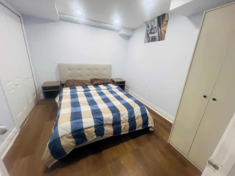 Queen Bed with Closet