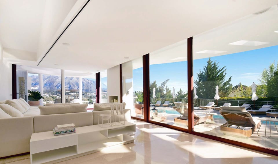 Light filled living room.