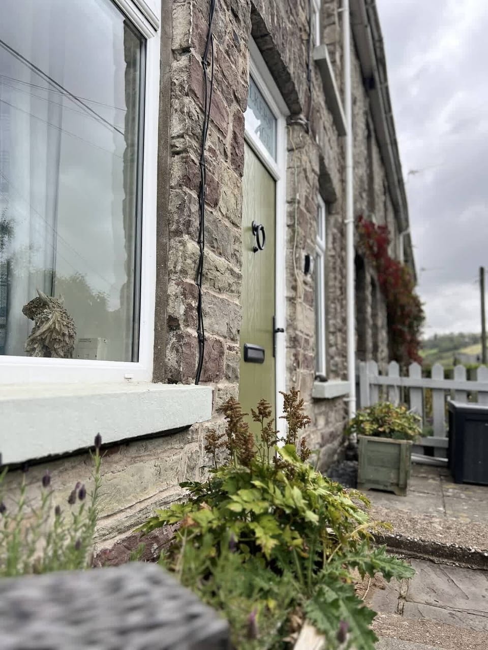 We're number 4, the green door.