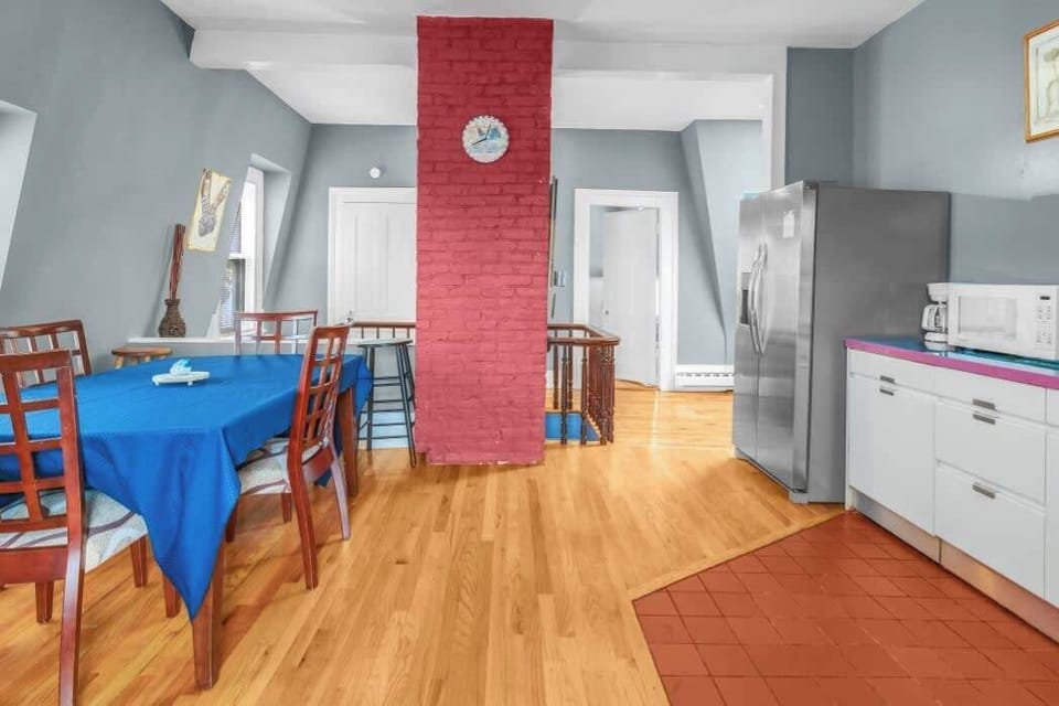 A cozy dining area is perfect for enjoying meals, whether you're solo, with family, or entertaining guests.