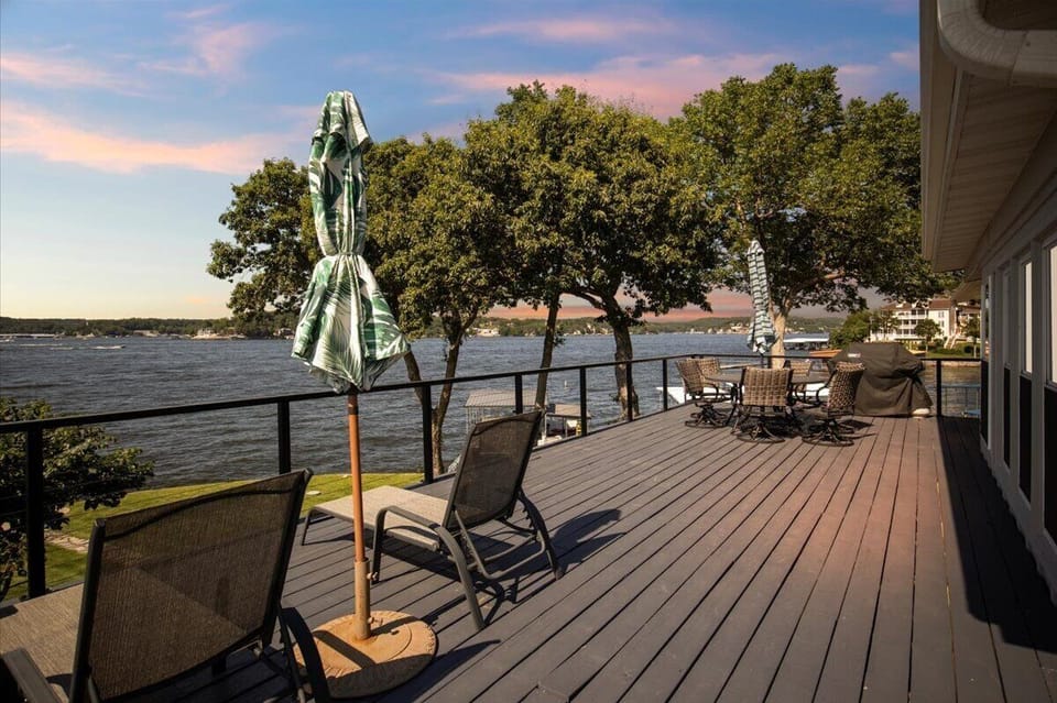 Sunning, napping, chatting, connecting - the deck is your place!