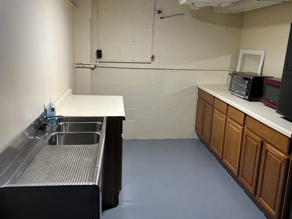 Basement kitchenette