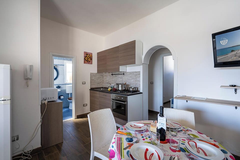 Kitchen and dining area