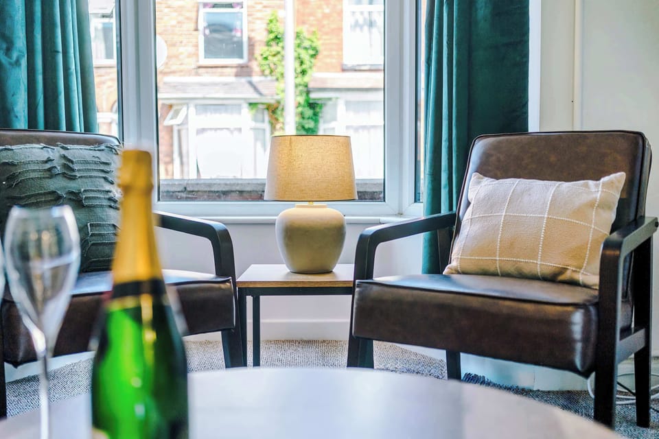 The living room is a light and open space, perfect for relaxing after a long day. There is a sofa bed, comfy seating, SMART TV with Netflix and an open plan dining room to enjoy.