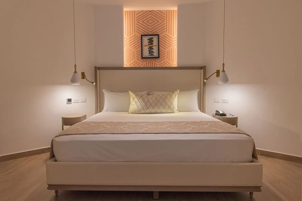 Bedroom. Interior and views may vary based on location and availability