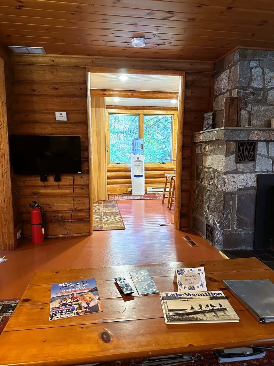 View into the renovated kitchen.