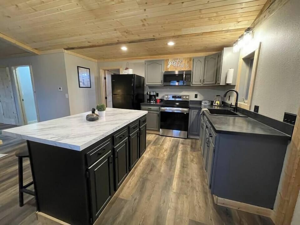 kitchen with nice island space