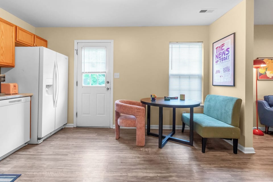 Kitchen and dining area
