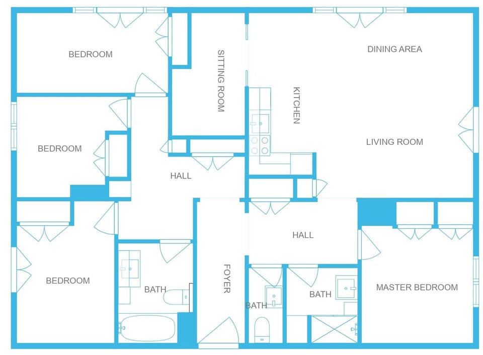 Val d'Arve apartment floorplan