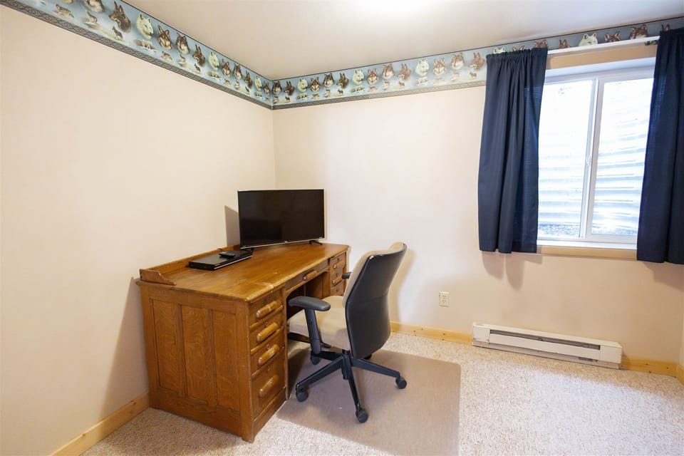 Downstairs office in basement