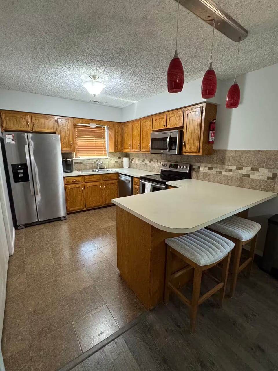 Kitchen, pots, pans, baking pans, dinnerware, Keurig