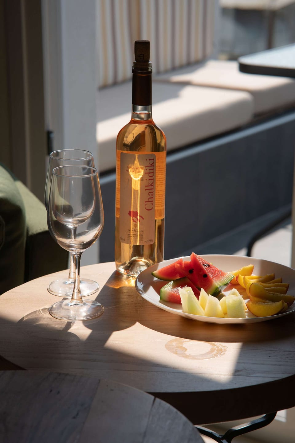Welcome Treat with Local Wine and Snacks to Start Your Stay Right

