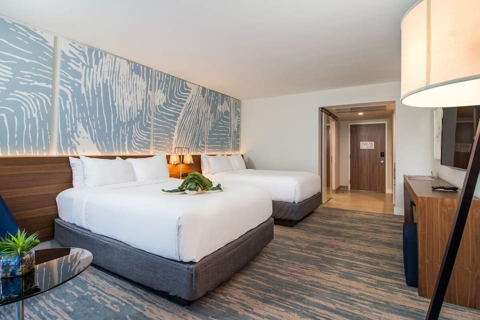 Arrive and relax in a polished space designed for easy comfort.