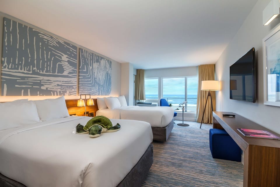 Sip morning coffee as ocean views fill the room with light.