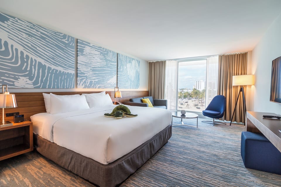 Unit with king bed