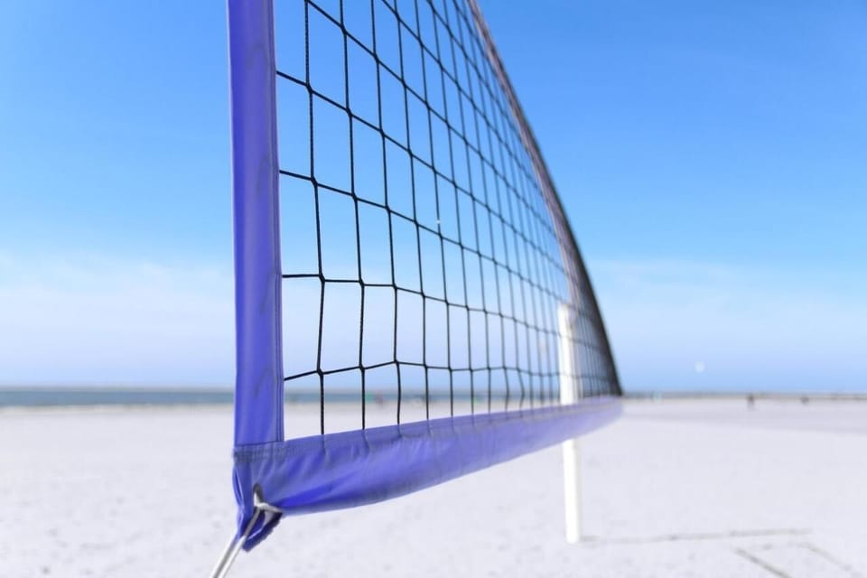 Private beach