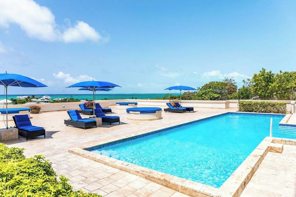 One of two resort pools. This is the heated child friendly pool.
