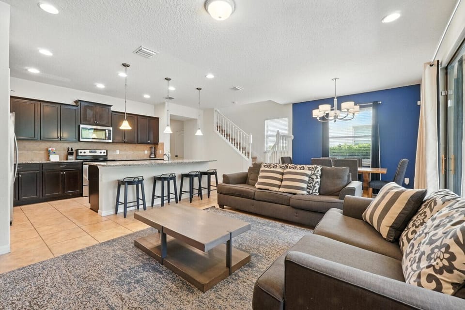 Open-concept layout perfect for relaxing & connecting