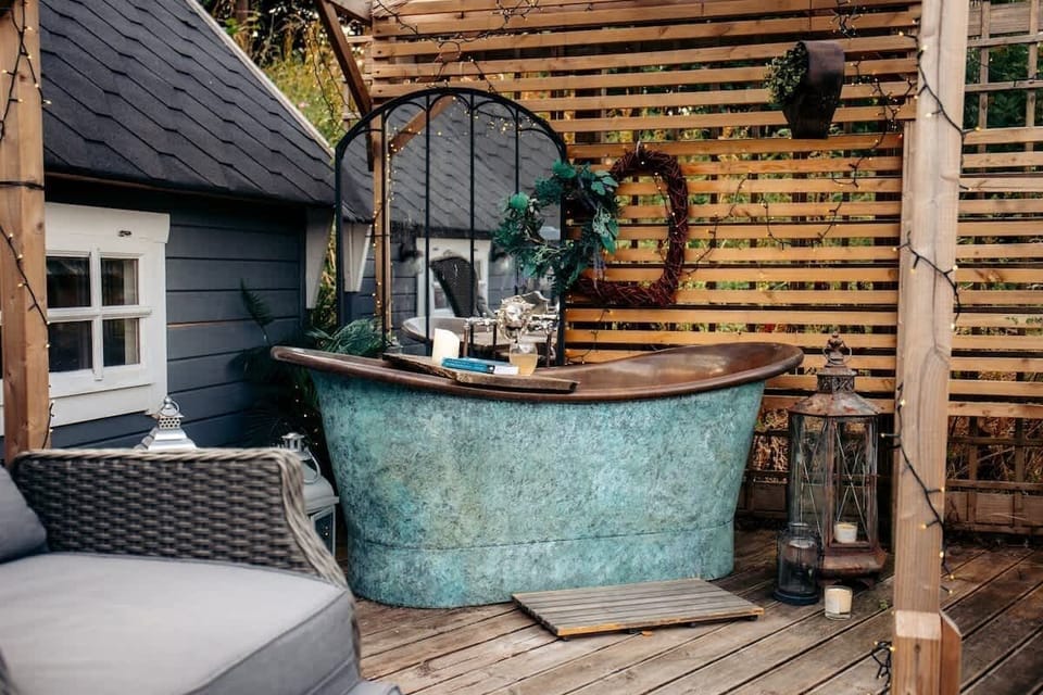 Our bath with a view