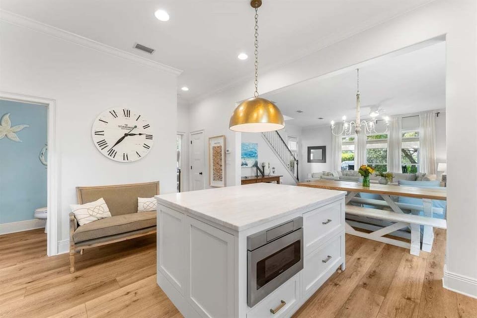 Large kitchen island