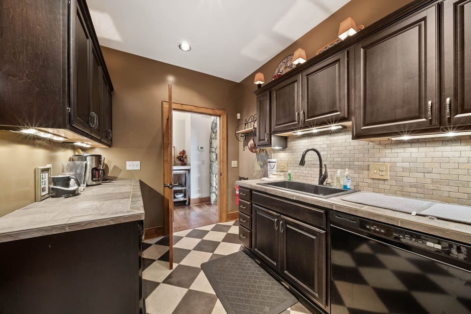 Second Kitchen for Added Meal Prep and Clean-up Convenience