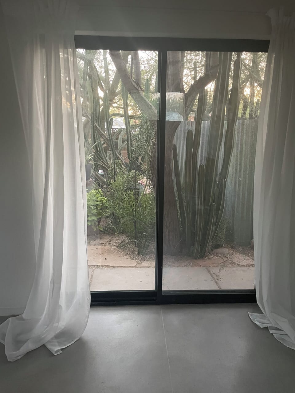 View from couch/living area.