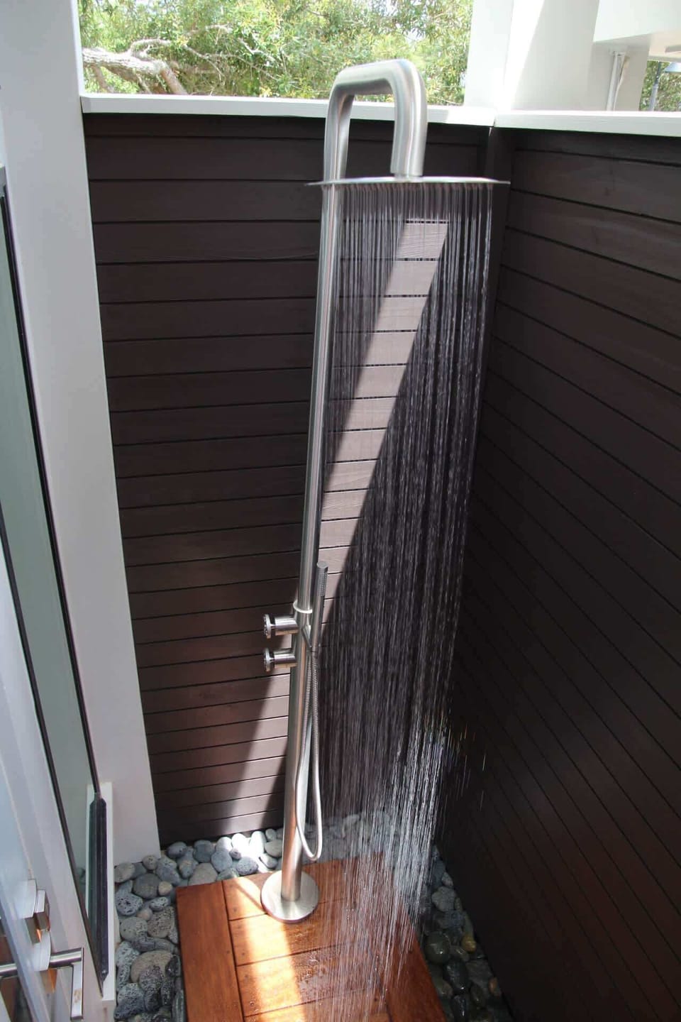 Primary Private Outdoor Shower