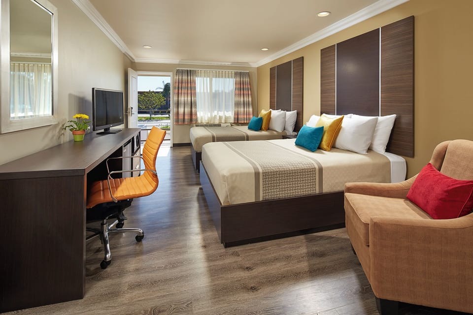 Step into a bright, roomy suite designed for easy relaxation.
