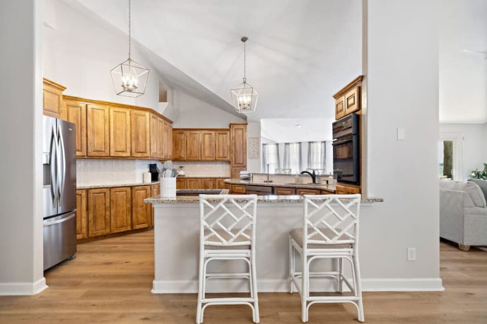 Whip up delicious meals in this charming kitchen