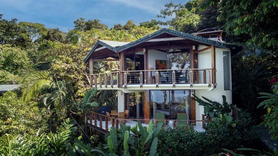 Villa Ylang Ylang outdoor view (top unit)