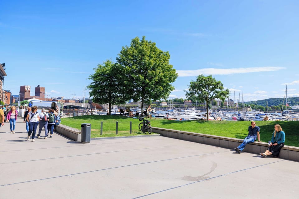 Green space and fjord views for a perfect afternoon break.