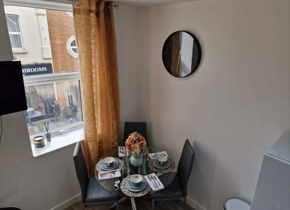 A practical dining table perfect for shared meals or use as a workspace.