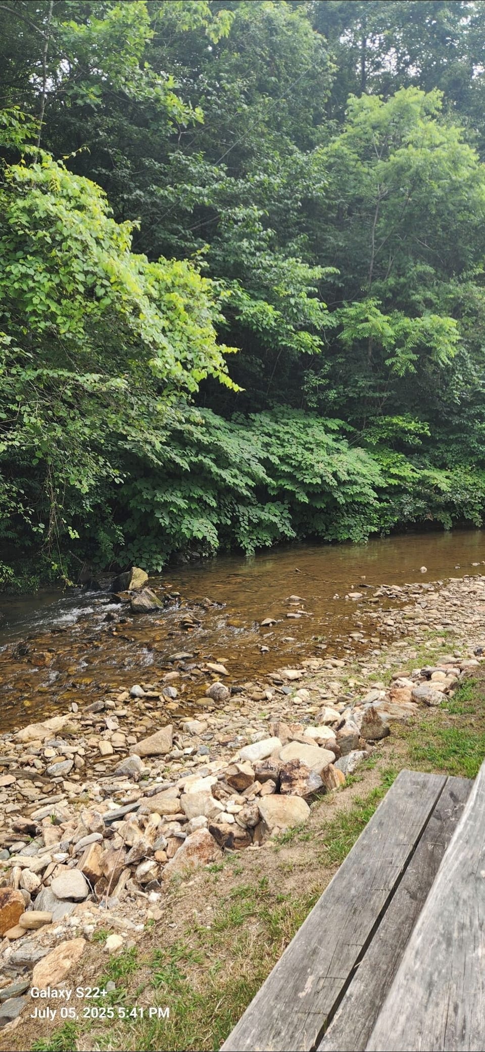 Creek behind "Saunders Old Country Store." Five minutes from cabin.  