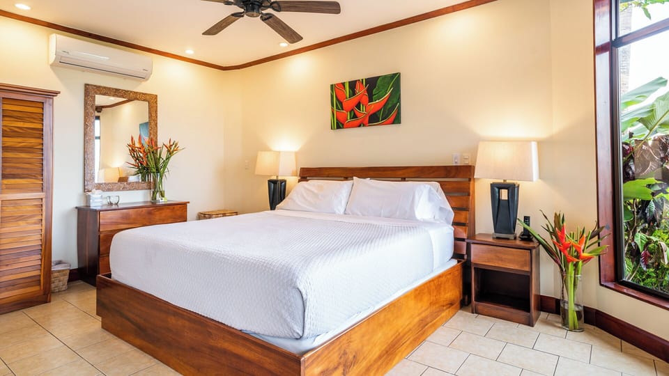 Bedroom with king bed