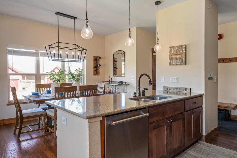 Open Concept Kitchen and Dining