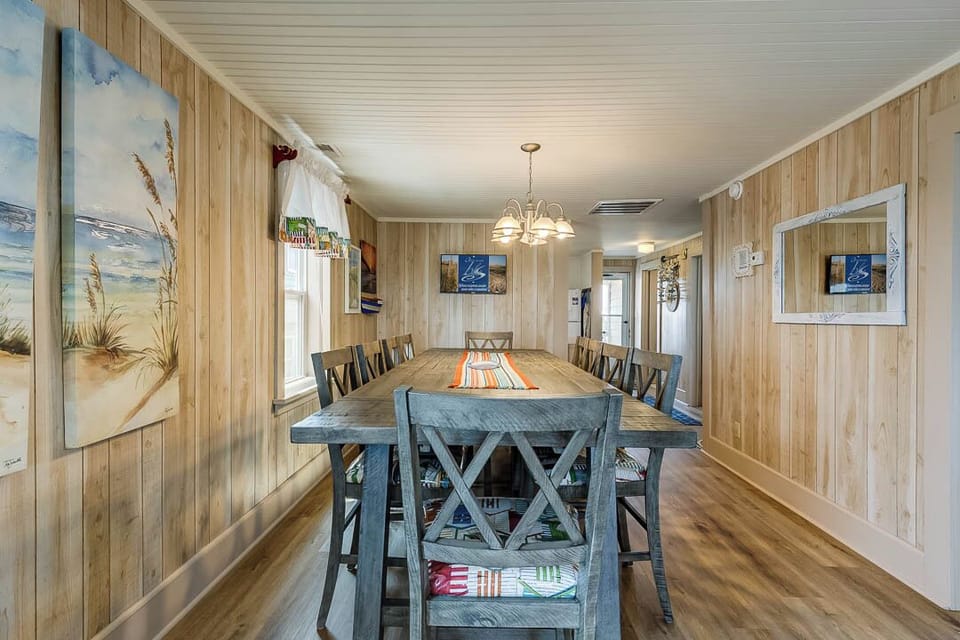 Main-Level Dining Room with Table (seats 10)