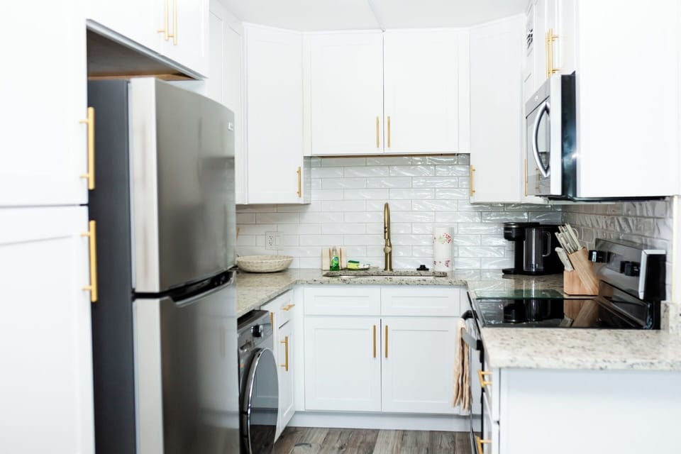 Kitchen with full-sized appliances