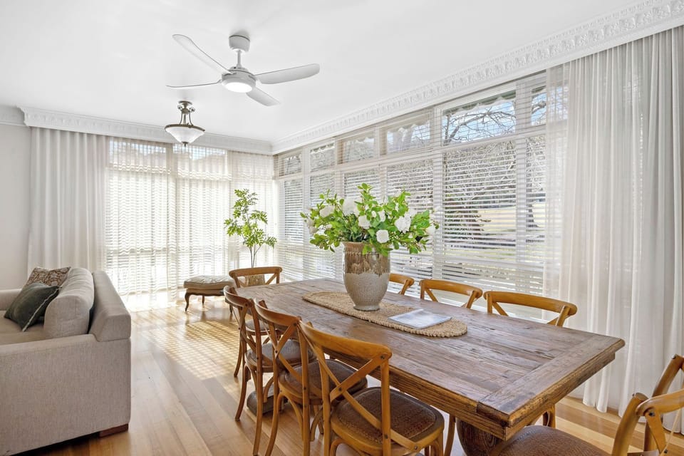 Dining and  living space