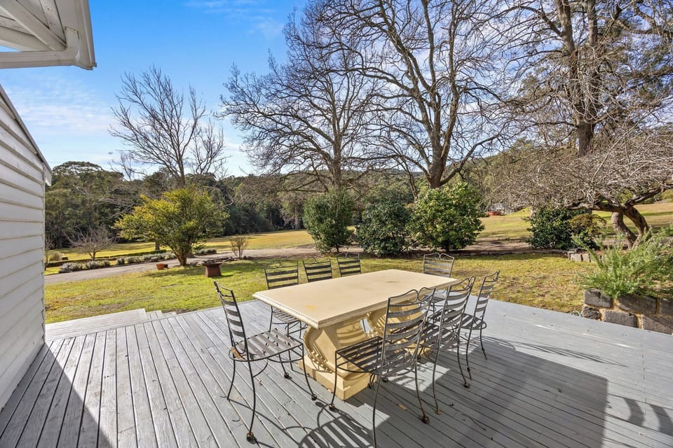 Outdoor dining area