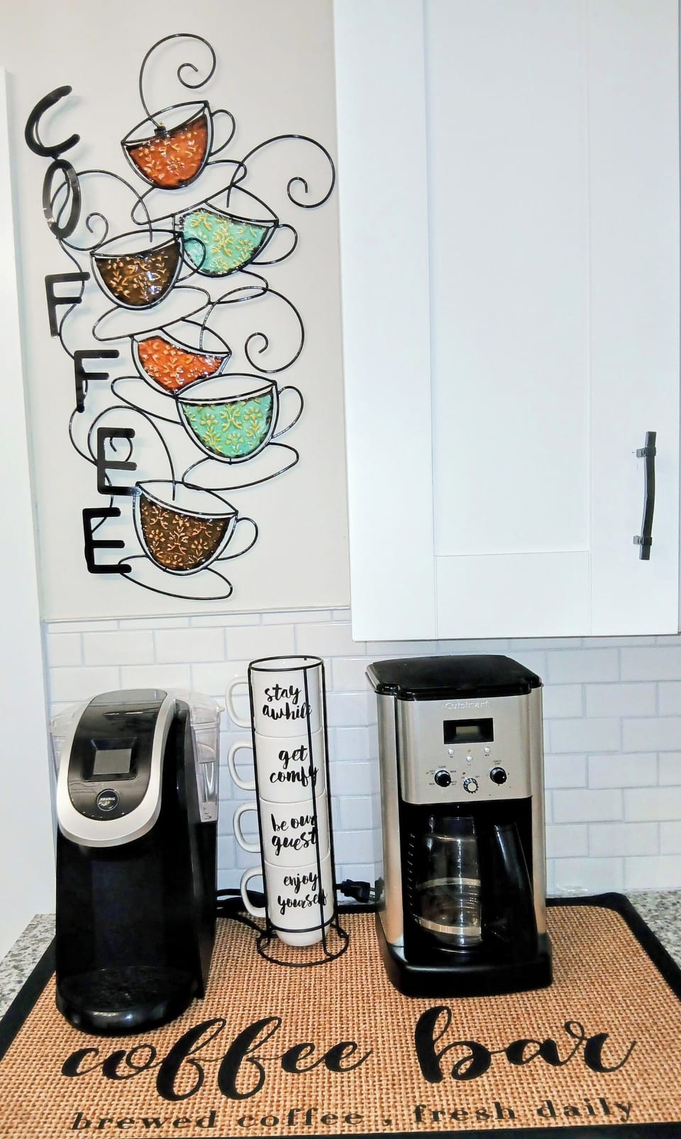 Coffee Pods provided, perfect for fueling up before family adventures in Atlanta