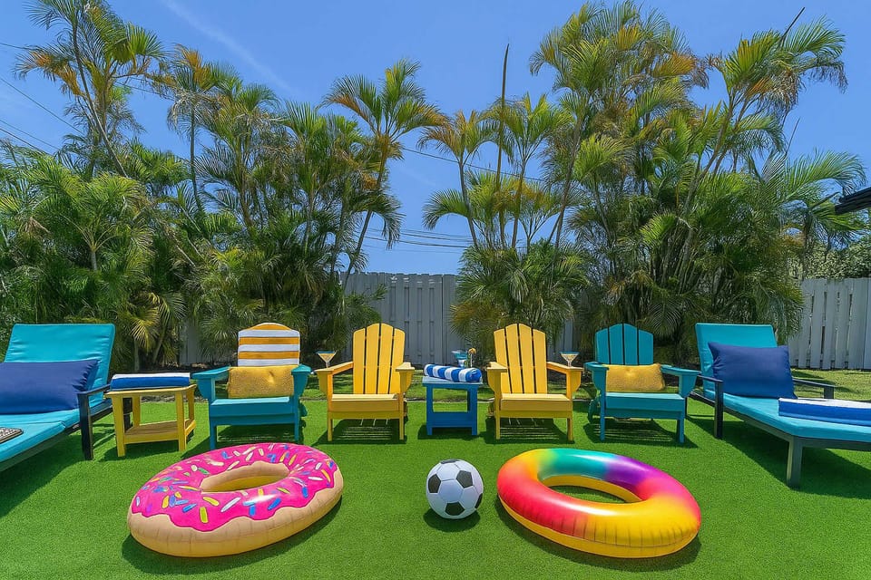 Your private resort-style escape! Splash in the heated pool, unwind in the hot tub, and play life-size chess. Kids will love the playset and soccer net while you relax in the hammock or grill under the gazebo. Fun, sun, and family memories await!