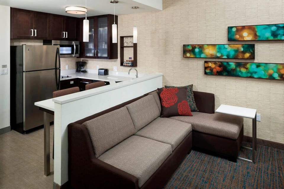 Kitchenette. Interior and views may vary based on location and availability.