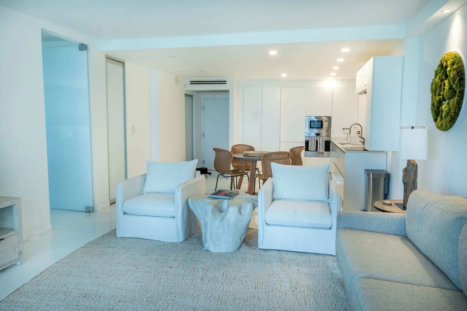 Living area with Smart TV