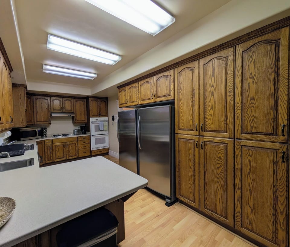 Spacious kitchen with plenty of storage