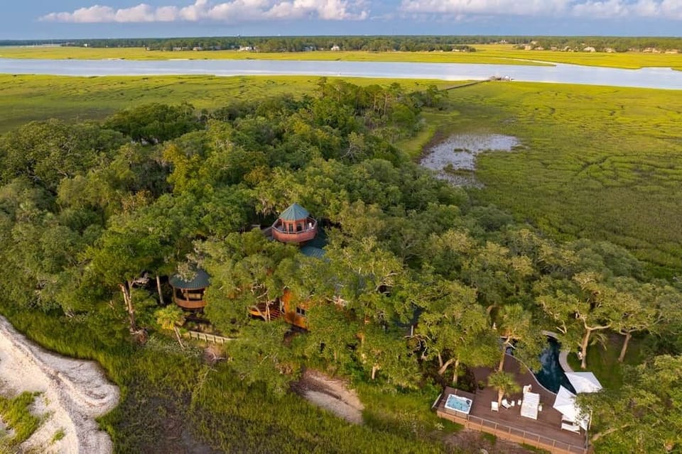 Buck Island Drone View