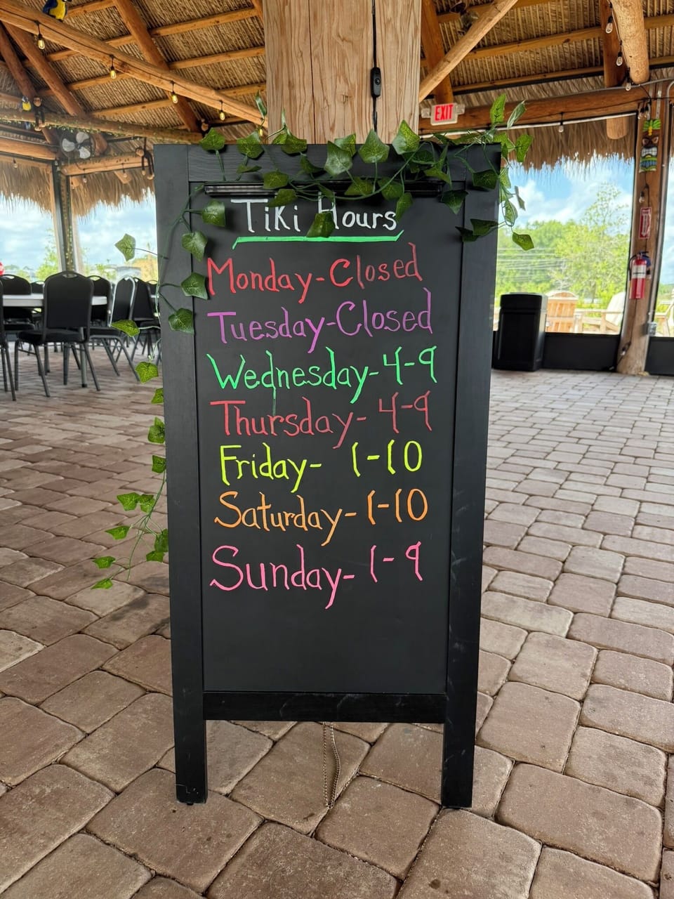 Resort Tiki Bar - hours subject to change
