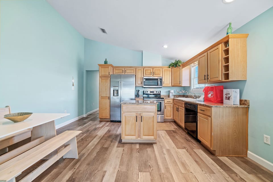 Kitchen and dining