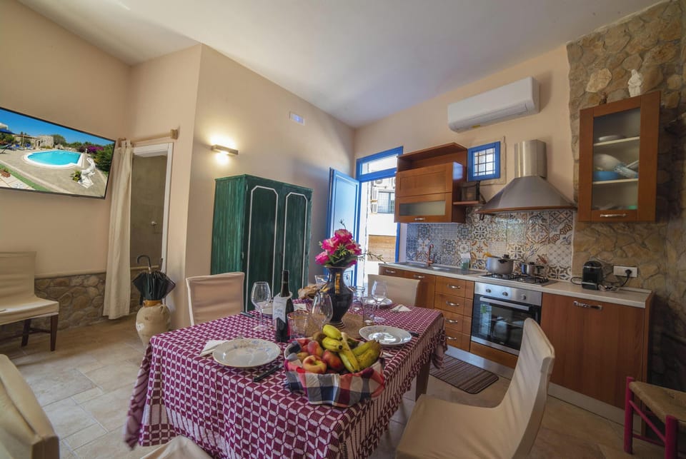 Kitchen and dining area