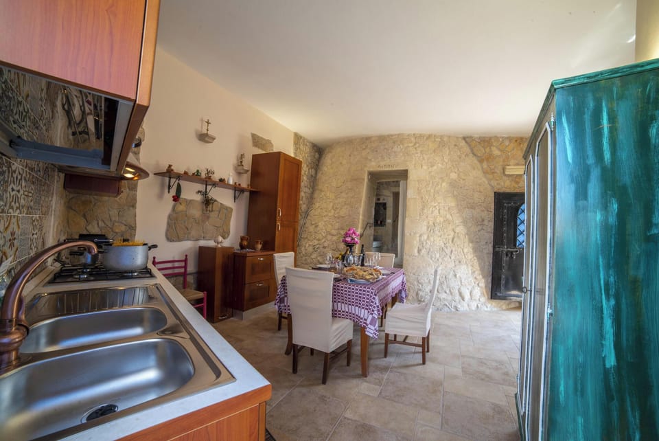 Kitchen and dining area